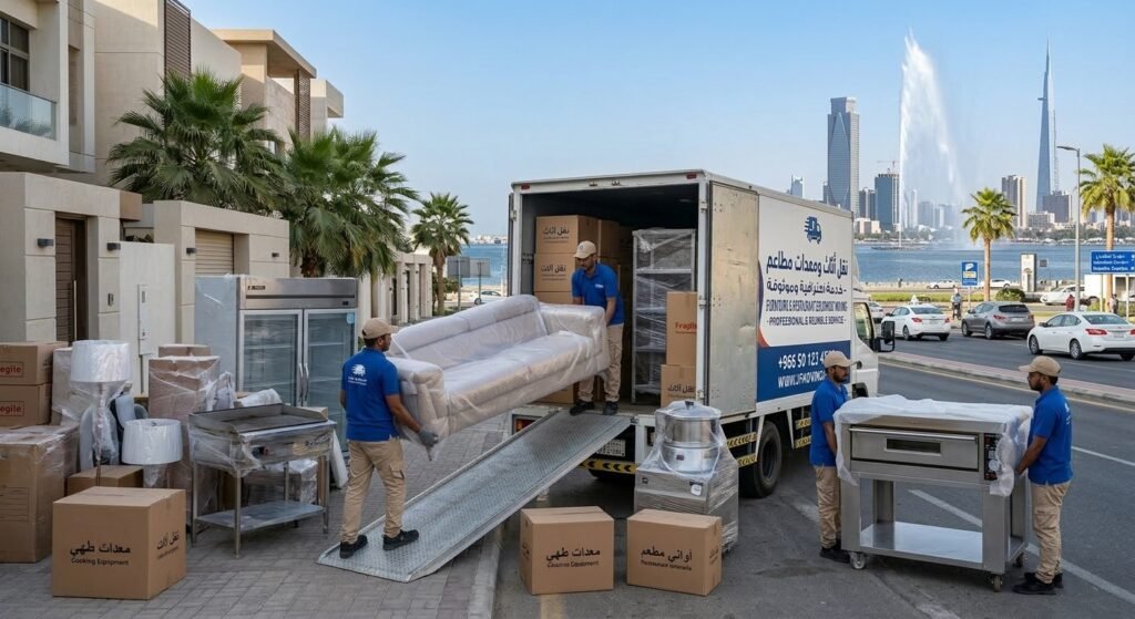 التخطيط الشامل لنقل العفش والمعدات